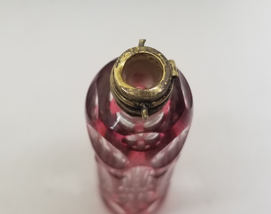 KRİSTAL KESME İŞÇİLİKLİ OSMANLI DÖNEMİ NADİR PARFÜM ŞİŞESİ