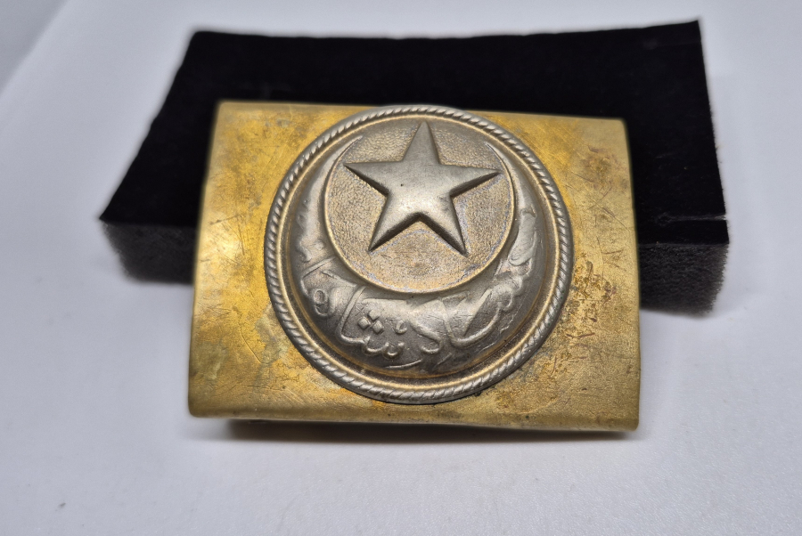 OSMANLI DÖNEMİ ASAKİR-İ ŞAHANE YAZILI 1. DÜNYA SAVAŞI DÖNEMİ ASKER KEMER TOKASI