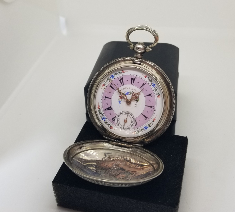 OSMANLI DÖNEMİ ÇOK NADİR ELMASLI DENT LONDON CEP SAATİ