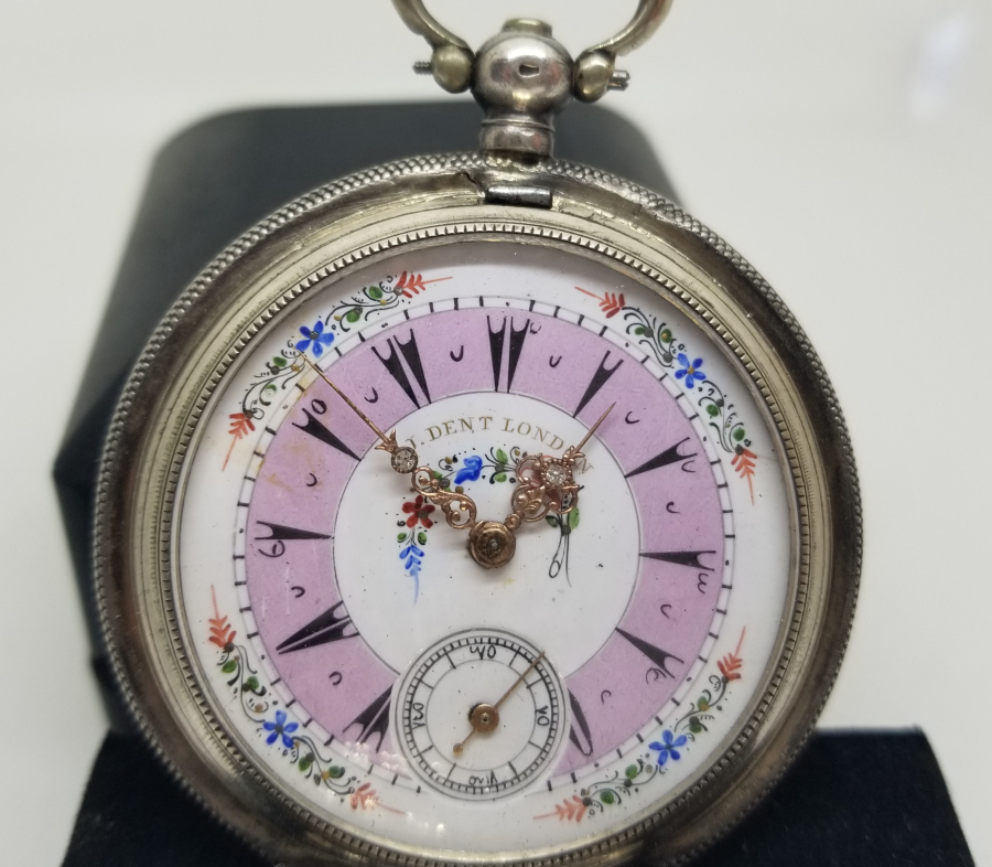 OSMANLI DÖNEMİ ÇOK NADİR ELMASLI DENT LONDON CEP SAATİ