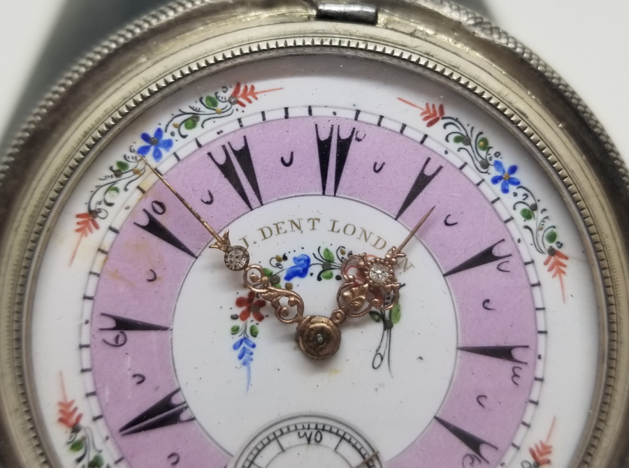 OSMANLI DÖNEMİ ÇOK NADİR ELMASLI DENT LONDON CEP SAATİ