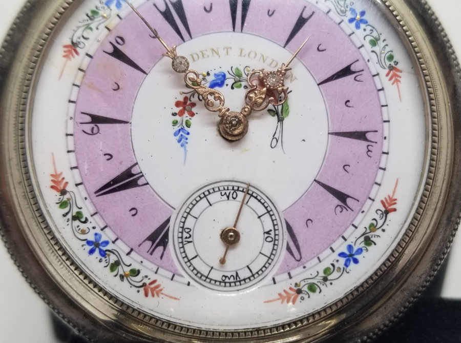 OSMANLI DÖNEMİ ÇOK NADİR ELMASLI DENT LONDON CEP SAATİ