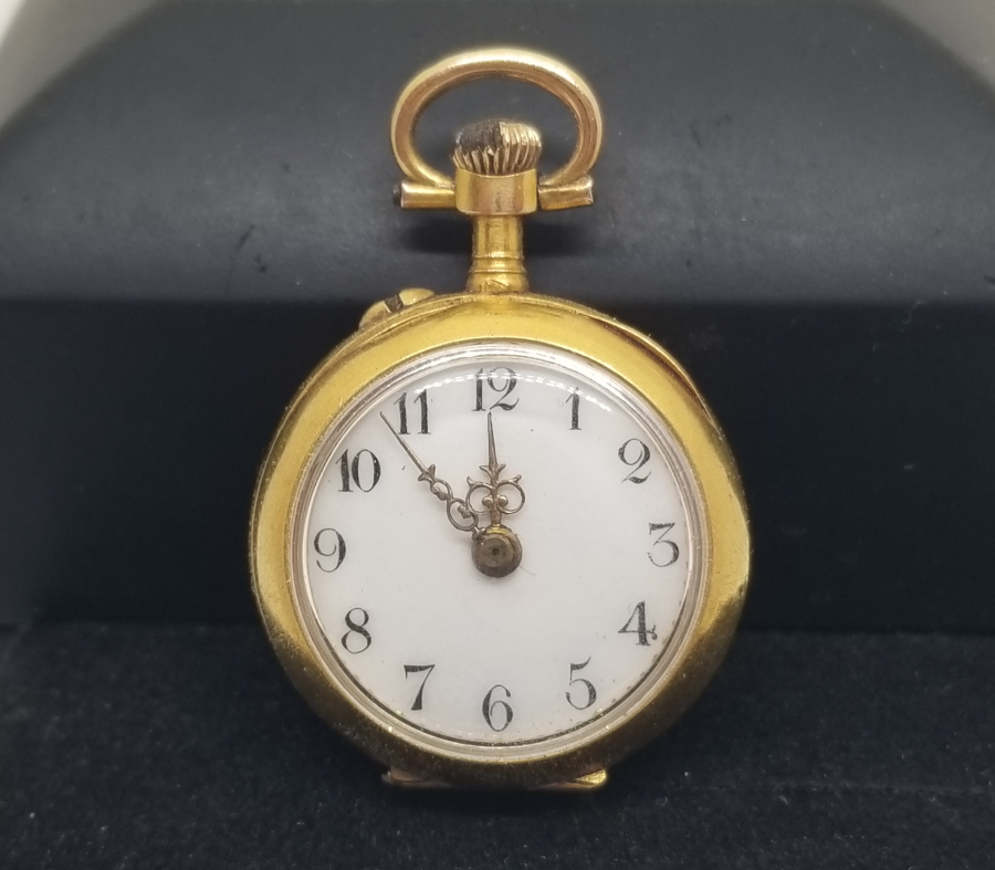 OSMANLI DÖNEMİ ELMAS TAŞLI ALTIN CEP SAATİ