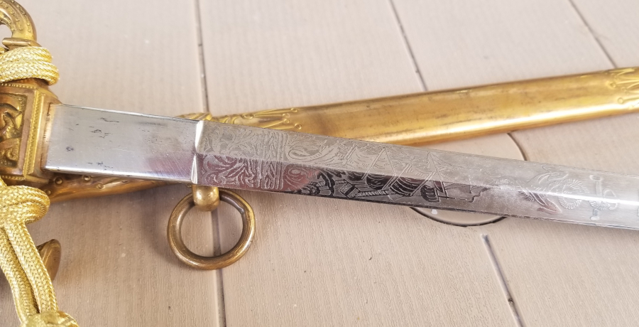 OSMANLI DÖNEMİ FİLDİŞİ SAPLI VE TOMBAK İŞÇİLİKLİ ÇOK NADİR DENİZCİ PAŞA MEÇİ