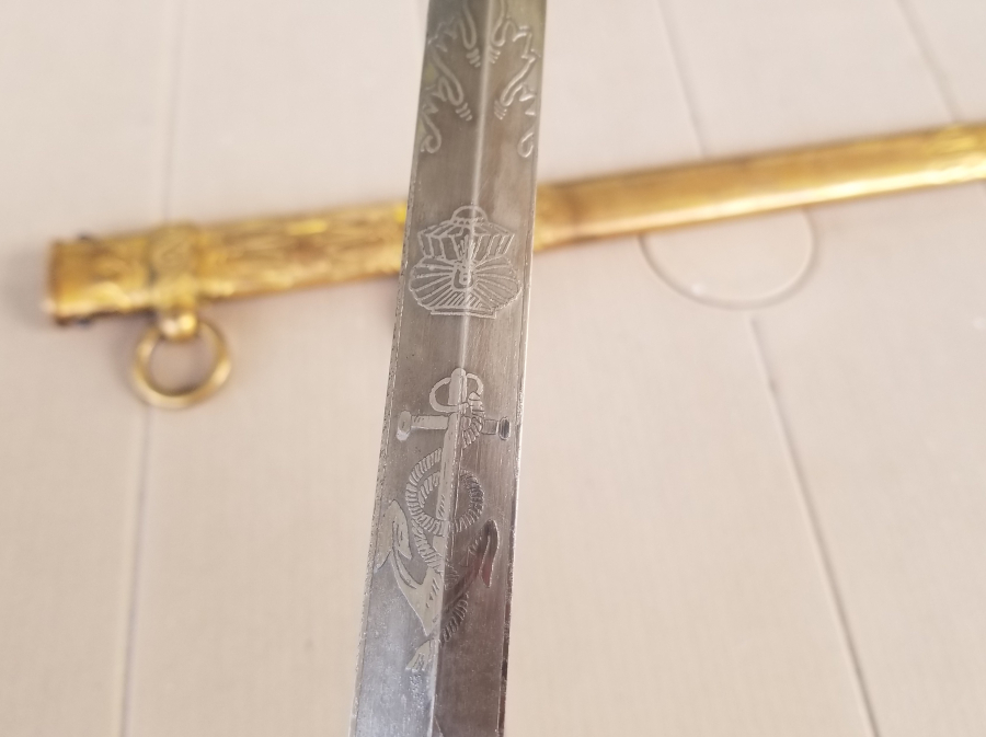 OSMANLI DÖNEMİ FİLDİŞİ SAPLI VE TOMBAK İŞÇİLİKLİ ÇOK NADİR DENİZCİ PAŞA MEÇİ