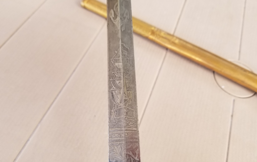 OSMANLI DÖNEMİ FİLDİŞİ SAPLI VE TOMBAK İŞÇİLİKLİ ÇOK NADİR DENİZCİ PAŞA MEÇİ