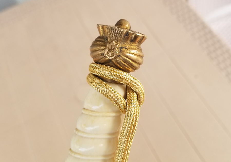 OSMANLI DÖNEMİ FİLDİŞİ SAPLI VE TOMBAK İŞÇİLİKLİ ÇOK NADİR DENİZCİ PAŞA MEÇİ