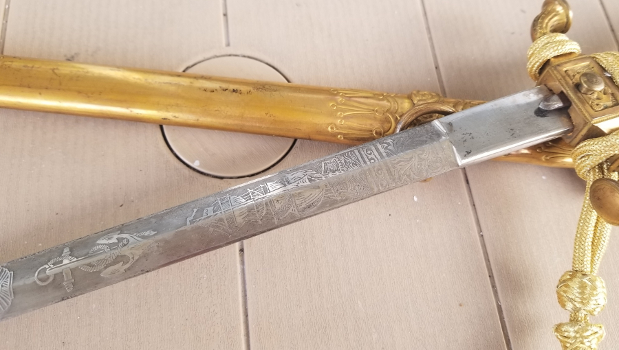 OSMANLI DÖNEMİ FİLDİŞİ SAPLI VE TOMBAK İŞÇİLİKLİ ÇOK NADİR DENİZCİ PAŞA MEÇİ