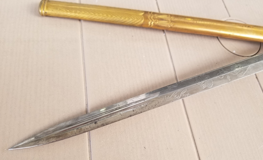 OSMANLI DÖNEMİ FİLDİŞİ SAPLI VE TOMBAK İŞÇİLİKLİ ÇOK NADİR DENİZCİ PAŞA MEÇİ