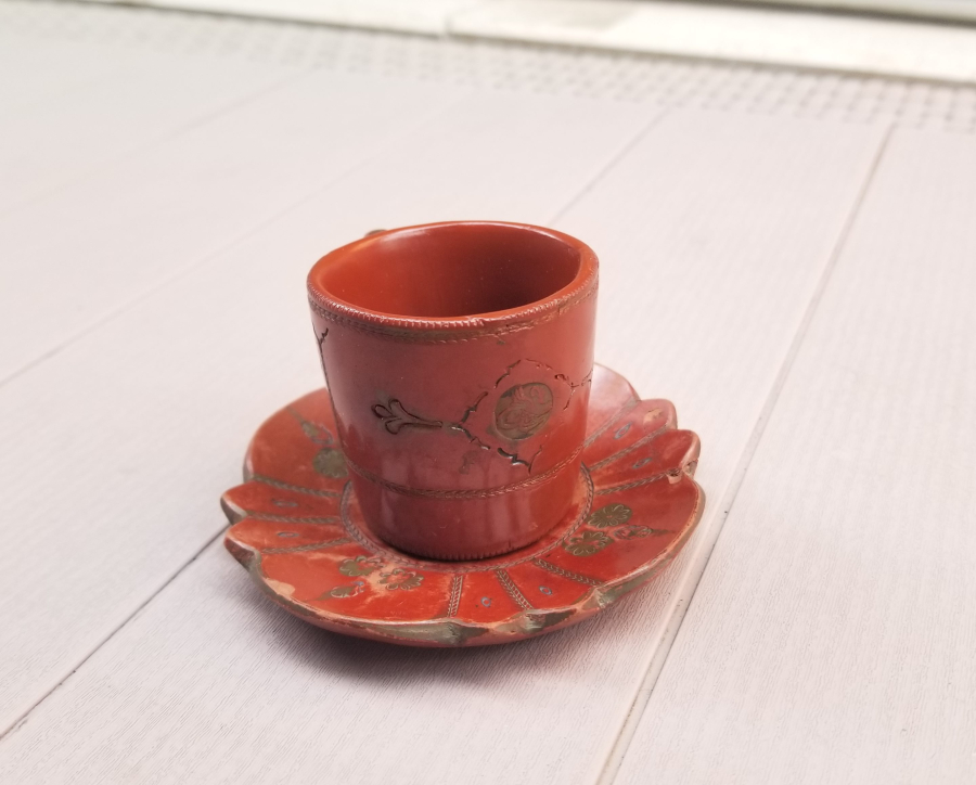 OSMANLI DÖNEMİ TUĞRALI NADİR TOPHANE KAHVE FİNCANI TAKIMI