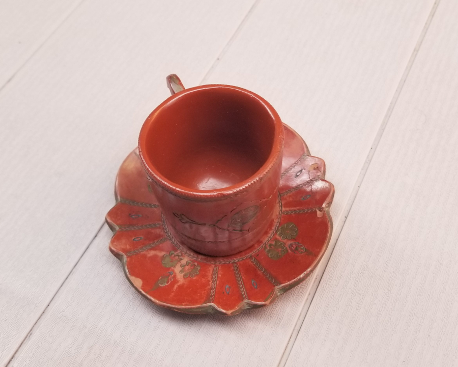 OSMANLI DÖNEMİ TUĞRALI NADİR TOPHANE KAHVE FİNCANI TAKIMI