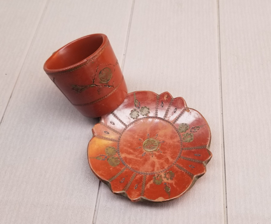 OSMANLI DÖNEMİ TUĞRALI NADİR TOPHANE KAHVE FİNCANI TAKIMI