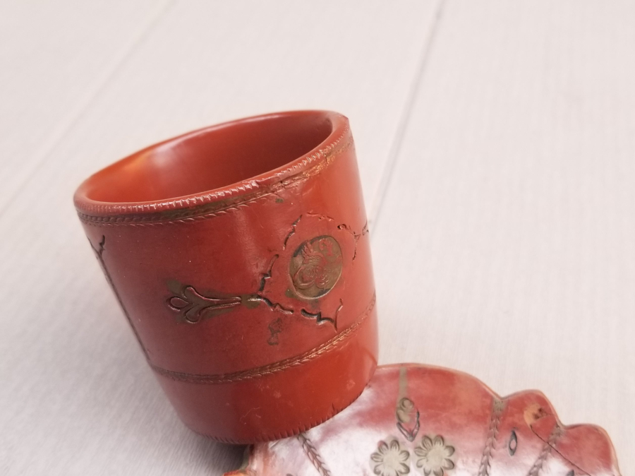 OSMANLI DÖNEMİ TUĞRALI NADİR TOPHANE KAHVE FİNCANI TAKIMI