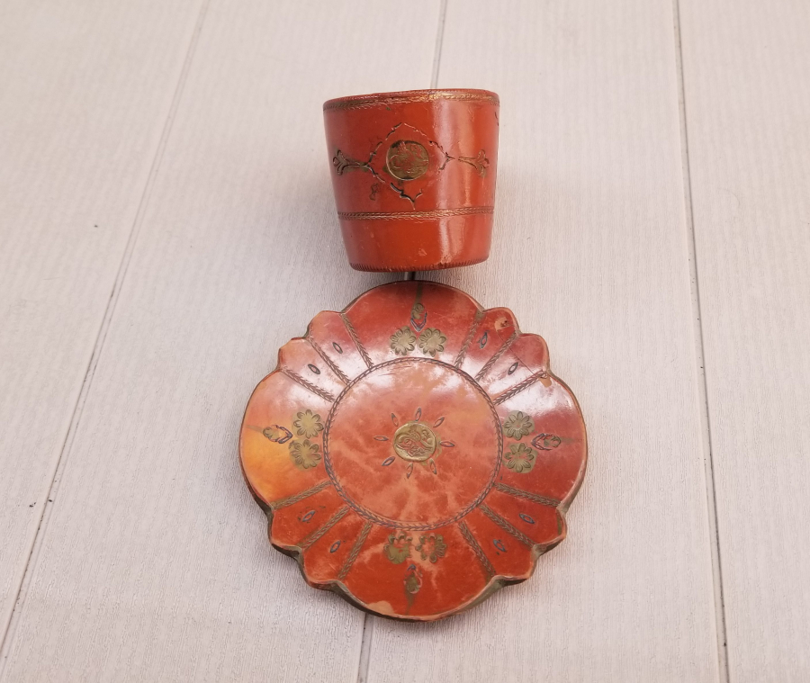 OSMANLI DÖNEMİ TUĞRALI NADİR TOPHANE KAHVE FİNCANI TAKIMI