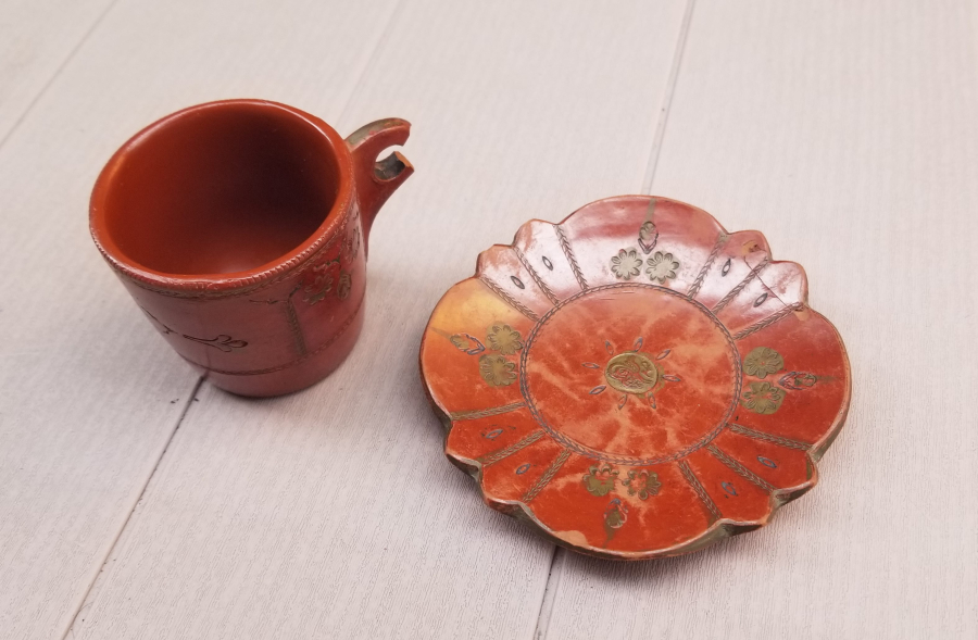 OSMANLI DÖNEMİ TUĞRALI NADİR TOPHANE KAHVE FİNCANI TAKIMI