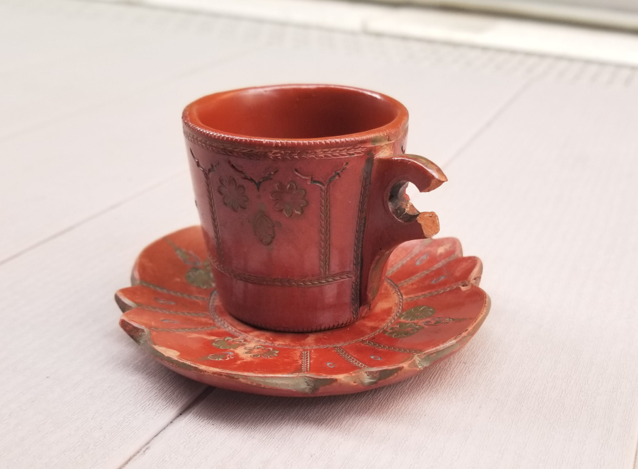 OSMANLI DÖNEMİ TUĞRALI NADİR TOPHANE KAHVE FİNCANI TAKIMI