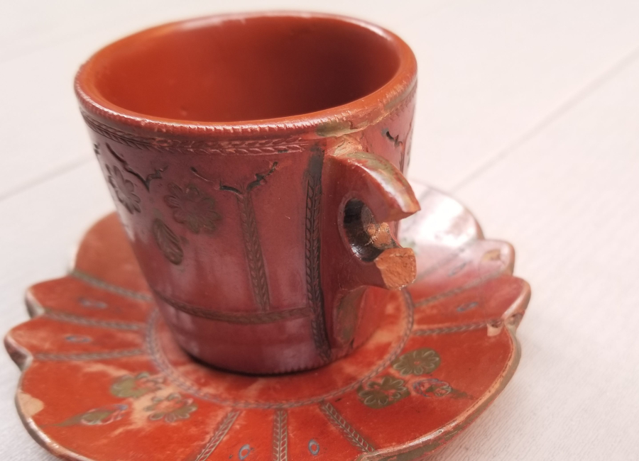 OSMANLI DÖNEMİ TUĞRALI NADİR TOPHANE KAHVE FİNCANI TAKIMI