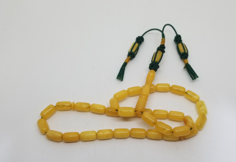 ÖZEL YAPIM DAMLA KEHRİBAR TESPİH