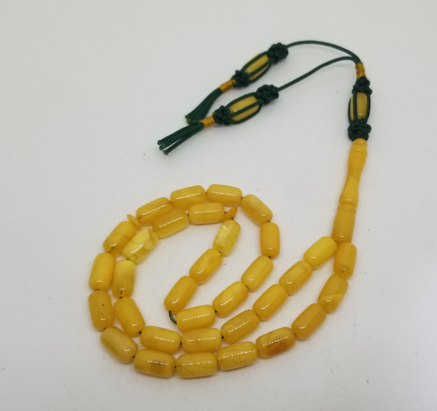 ÖZEL YAPIM DAMLA KEHRİBAR TESPİH