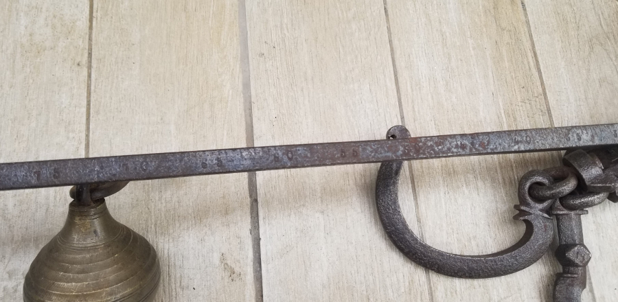 ÜZERİ RUMCA VE YAZILI NADİR TİPTE BÜYÜK BOY KANTAR