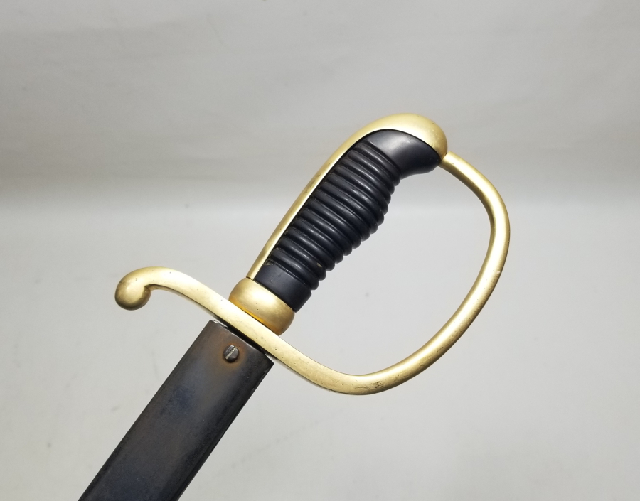 ÜZERİNDE SAHİBİNİN ADININ YAZILI OLDUĞU OSMANLI DÖNEMİ ALLAH BİZİMLE YAZILI ORİJİNAL KININDA TOPÇU SUBAY KILICI