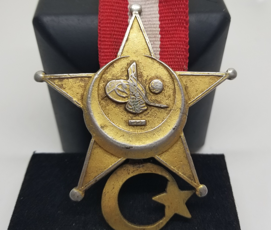 1. DÜNYA SAVAŞI DÖNEMİ ÖZEL DİZAYN HARP MADALYASI - ÇANAKKALE ER MADALYASI