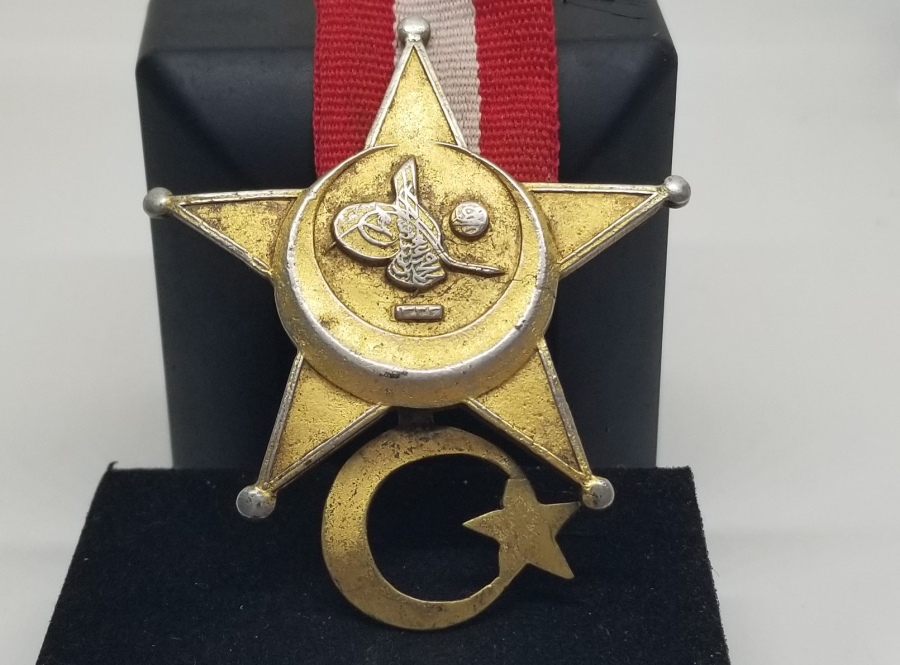 1. DÜNYA SAVAŞI DÖNEMİ ÖZEL DİZAYN HARP MADALYASI - ÇANAKKALE ER MADALYASI