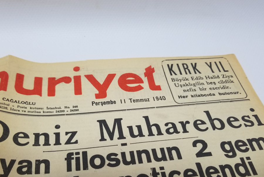 1939 VE 1940 TARİHLİ 2. DÜNYA SAVAŞI DÖNEMİ 2 ADET CUMHURİYET GAZETESİ