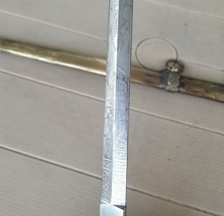 OSMANLI DÖNEMİ FİLDİŞİ SAPLI VE TOMBAK İŞÇİLİKLİ ÇOK NADİR DENİZCİ PAŞA MEÇİ