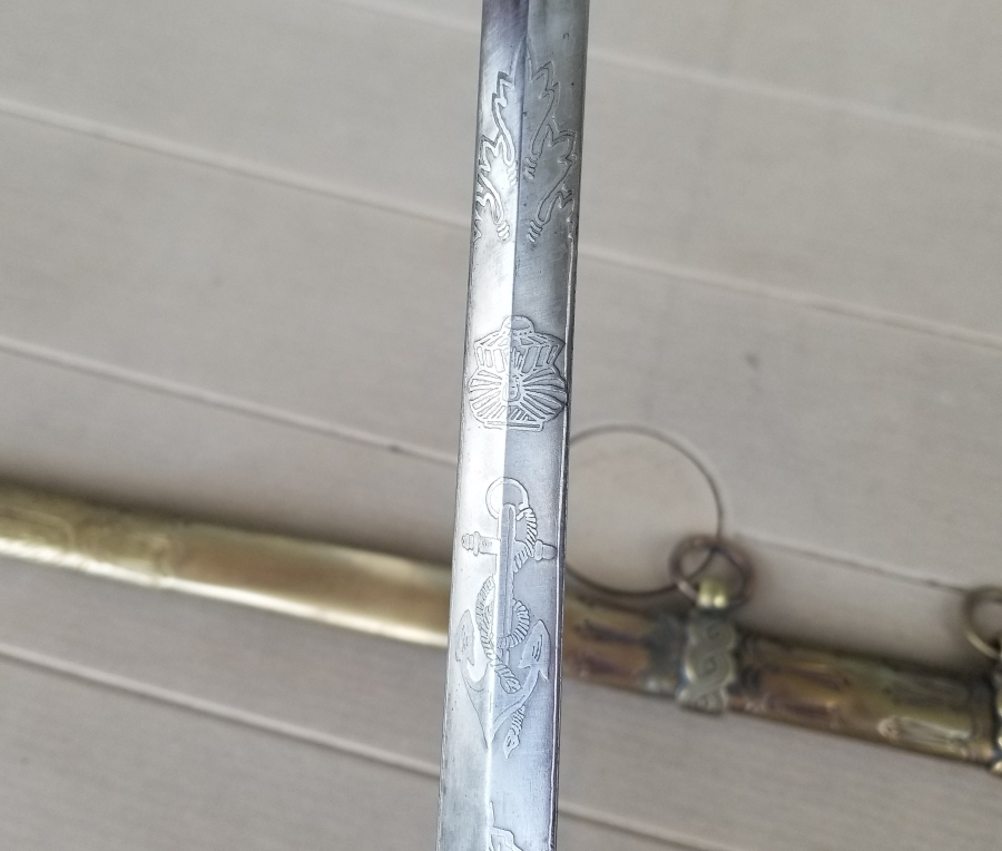 OSMANLI DÖNEMİ FİLDİŞİ SAPLI VE TOMBAK İŞÇİLİKLİ ÇOK NADİR DENİZCİ PAŞA MEÇİ