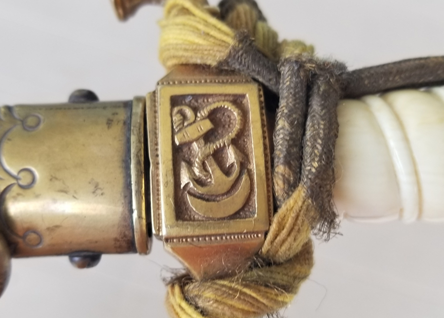 OSMANLI DÖNEMİ FİLDİŞİ SAPLI VE TOMBAK İŞÇİLİKLİ ÇOK NADİR DENİZCİ PAŞA MEÇİ