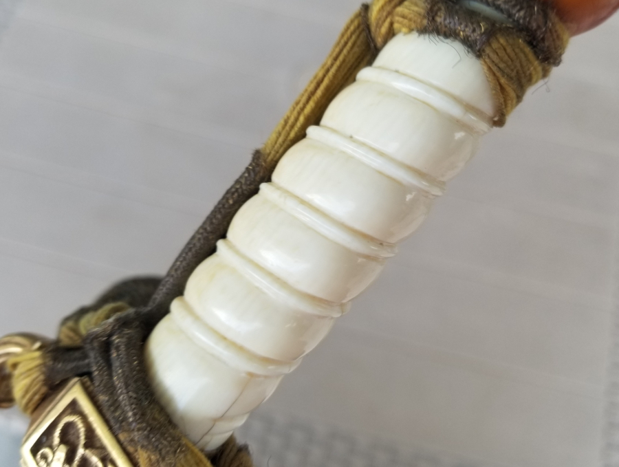 OSMANLI DÖNEMİ FİLDİŞİ SAPLI VE TOMBAK İŞÇİLİKLİ ÇOK NADİR DENİZCİ PAŞA MEÇİ