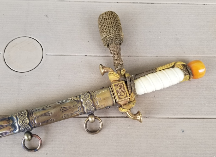 OSMANLI DÖNEMİ FİLDİŞİ SAPLI VE TOMBAK İŞÇİLİKLİ ÇOK NADİR DENİZCİ PAŞA MEÇİ