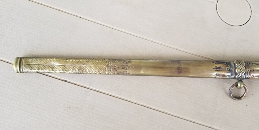 OSMANLI DÖNEMİ FİLDİŞİ SAPLI VE TOMBAK İŞÇİLİKLİ ÇOK NADİR DENİZCİ PAŞA MEÇİ