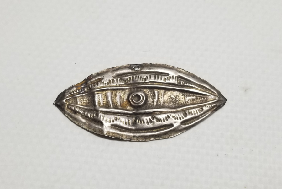 OSMANLI DÖNEMİ TUĞRALI GÜMÜŞ NADİR GÖZ ADAKLIK