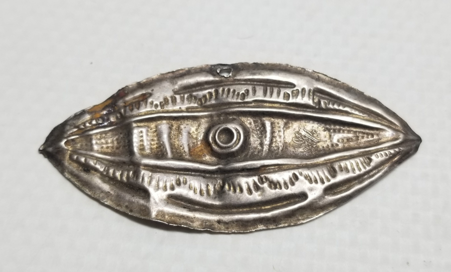 OSMANLI DÖNEMİ TUĞRALI GÜMÜŞ NADİR GÖZ ADAKLIK