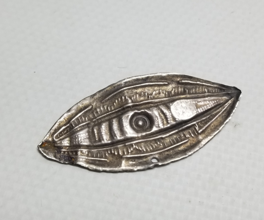 OSMANLI DÖNEMİ TUĞRALI GÜMÜŞ NADİR GÖZ ADAKLIK