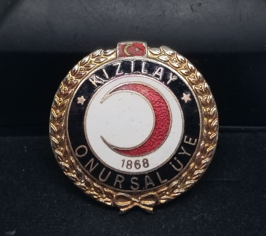 ÇOK NADİR KIZILAY ONURSAL ÜYE ROZETİ
