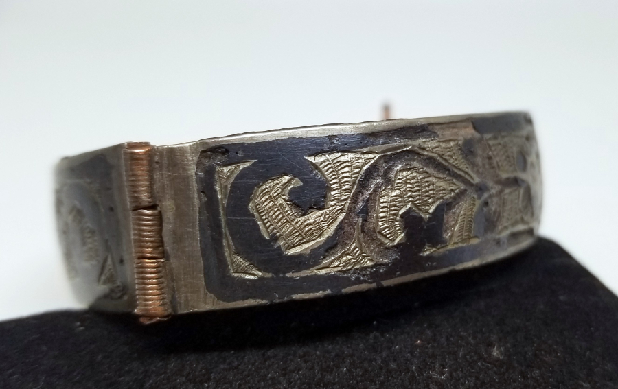 OSMANLI DÖNEMİ SAVATLI GÜMÜŞ VAN BİLEZİK