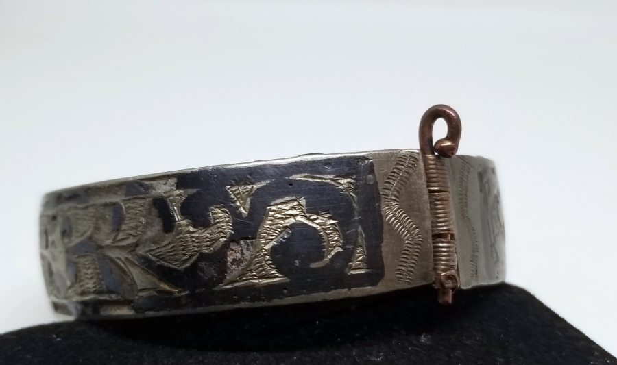 OSMANLI DÖNEMİ SAVATLI GÜMÜŞ VAN BİLEZİK