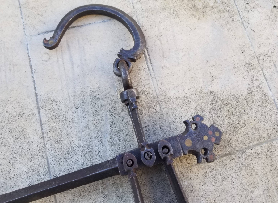 1888 TARİHLİ VE RUM USTA DAMGALI BÜYÜK BOY KANTAR