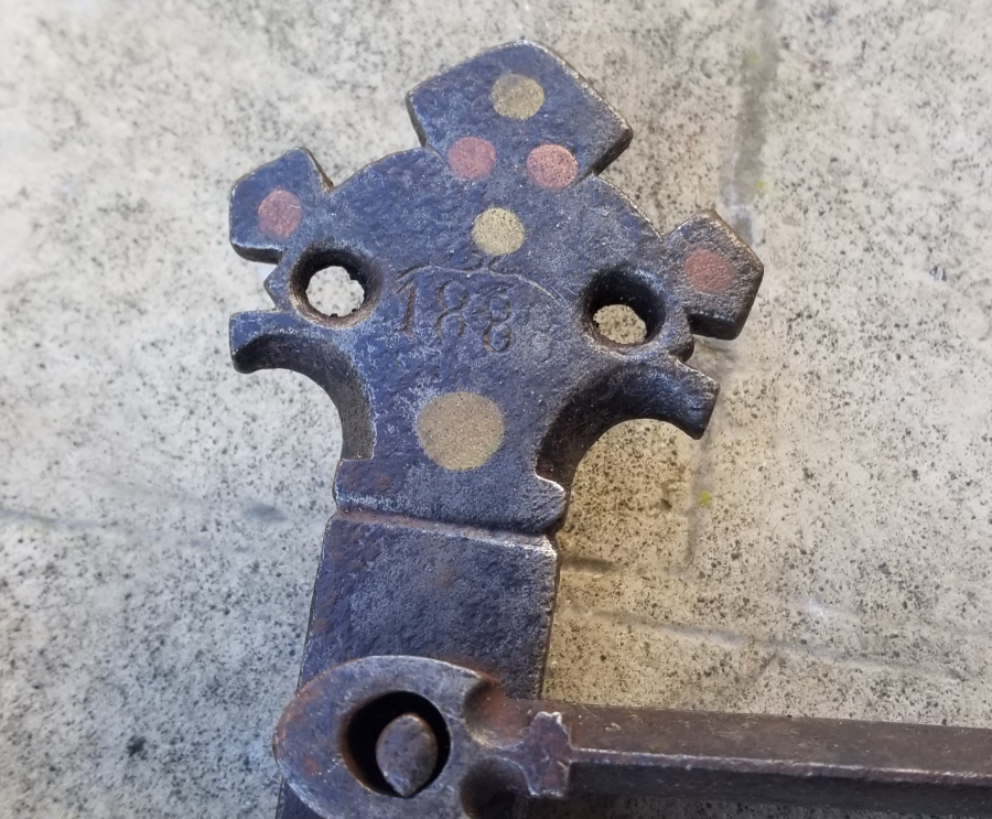 1888 TARİHLİ VE RUM USTA DAMGALI BÜYÜK BOY KANTAR