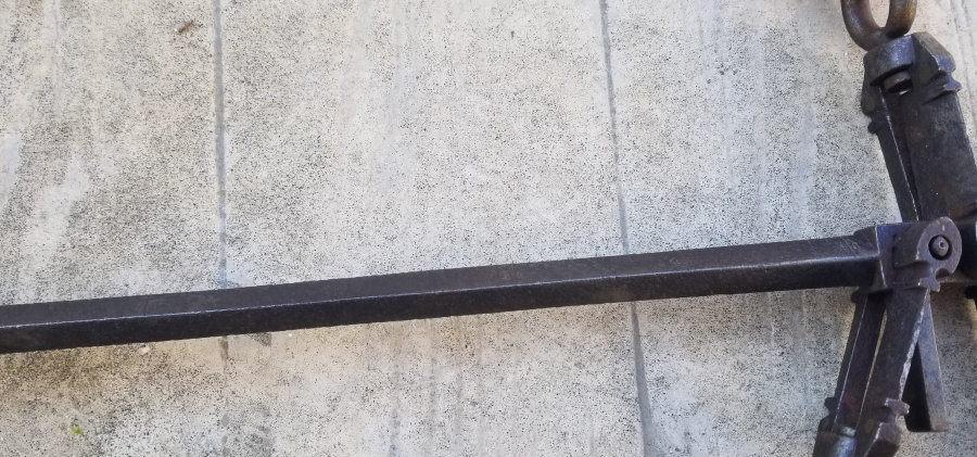 1888 TARİHLİ VE RUM USTA DAMGALI BÜYÜK BOY KANTAR