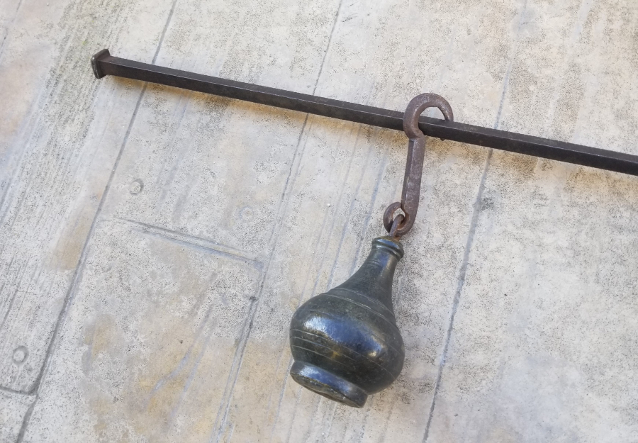 1888 TARİHLİ VE RUM USTA DAMGALI BÜYÜK BOY KANTAR