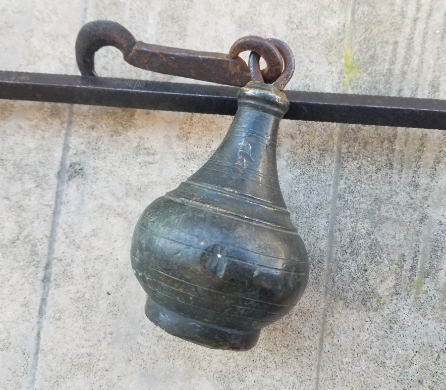 1888 TARİHLİ VE RUM USTA DAMGALI BÜYÜK BOY KANTAR