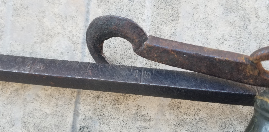 1888 TARİHLİ VE RUM USTA DAMGALI BÜYÜK BOY KANTAR