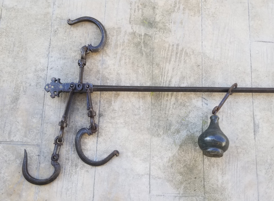 1888 TARİHLİ VE RUM USTA DAMGALI BÜYÜK BOY KANTAR