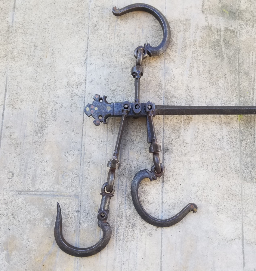 1888 TARİHLİ VE RUM USTA DAMGALI BÜYÜK BOY KANTAR