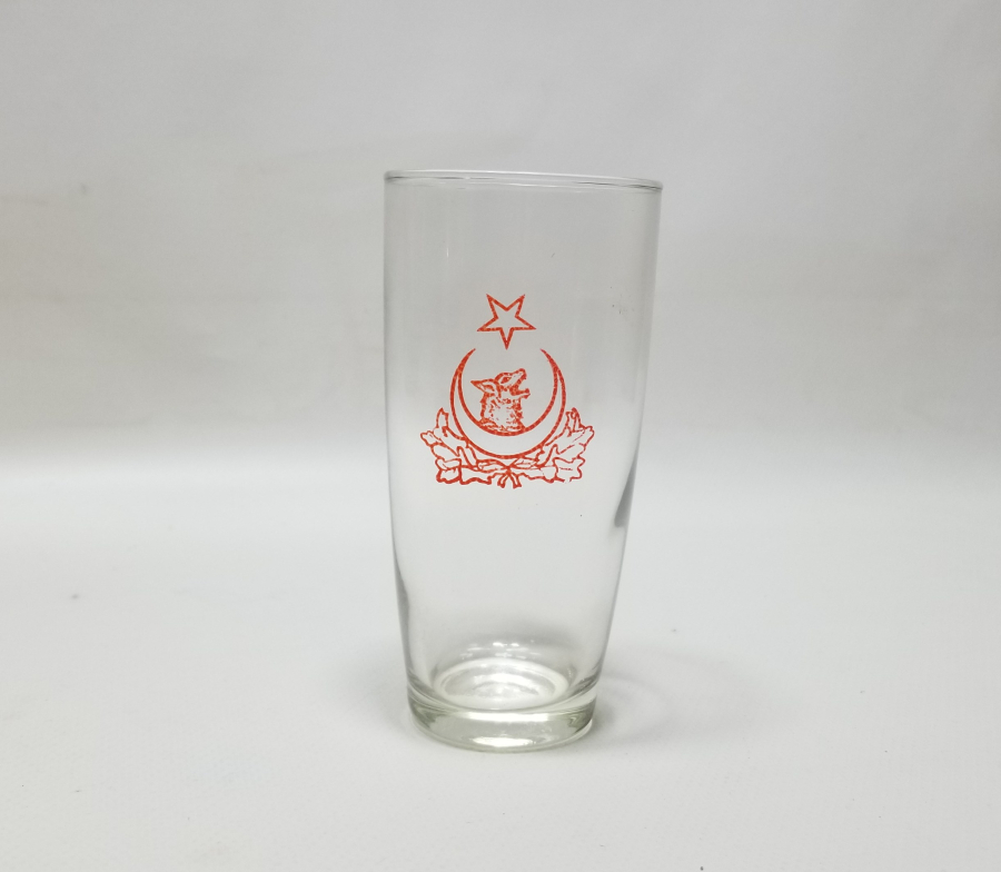 CUMHURİYET BAŞLARI ÇOK NADİR ÜZERİ BOZKURT VE AY YILDIZLI BARDAK