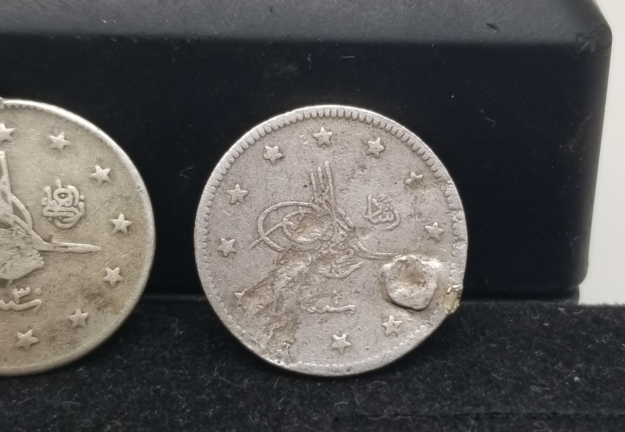 ABDÜLHAMİD VE MEHMET REŞAT HAN DÖNEMİ GÜMÜŞ 2 KURUŞ LOTU